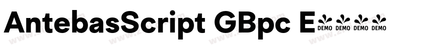 AntebasScript GBpc E字体转换